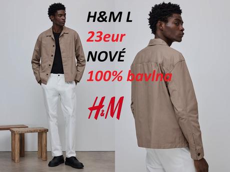 Košeľa hm tmavobéžová, h&m,l