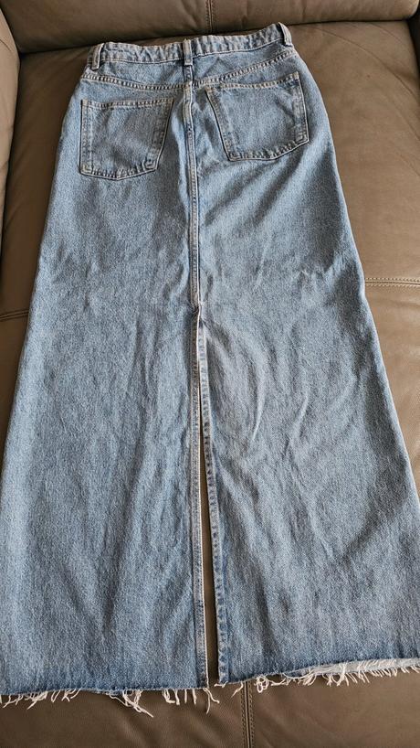 Riflová maxi sukňa, mango,m