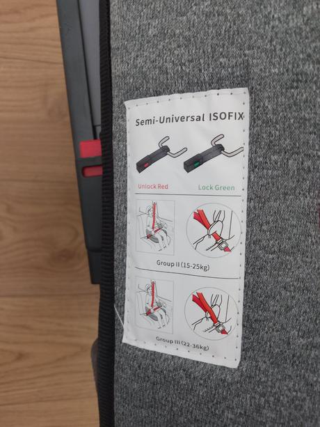 Podsedák s isofix-om, osann