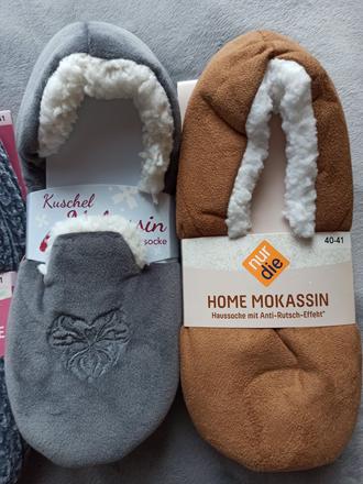 Mokasíny na doma, zateplené, 40 / 41