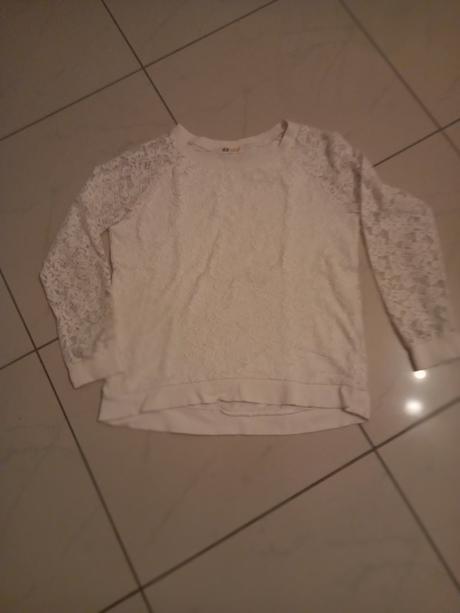 Dievčenský pulovrik veľkosť 146/152 10-12 rokov, h&m,152