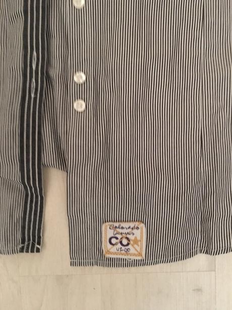 Košeľová blúzka s nášivkami, m