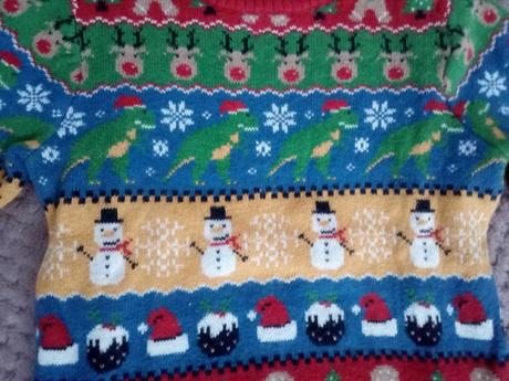 Detský pulover so zimnou tematikou, tu,86