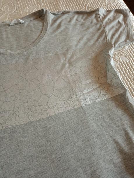 Tričko so strieborným pásom, m