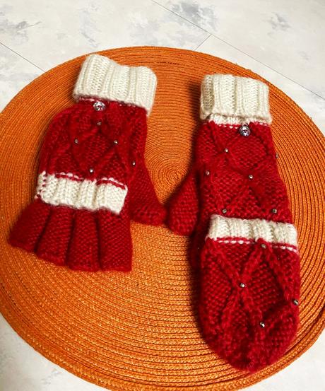 Odopínacie teplé rukavice, f&f