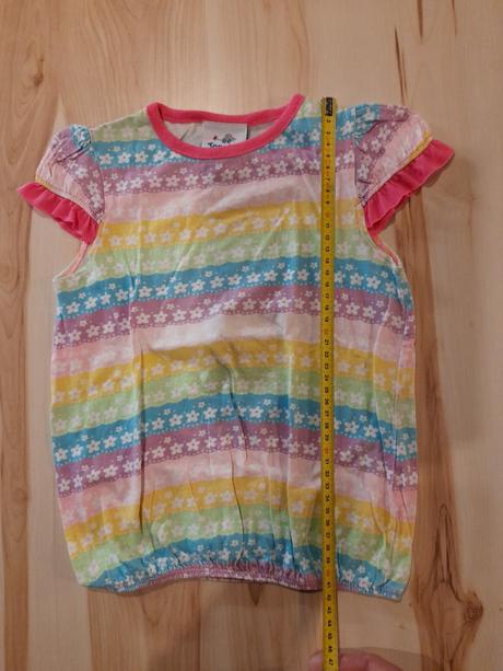 Tričko s volánikovými rukávmi, topolino,104