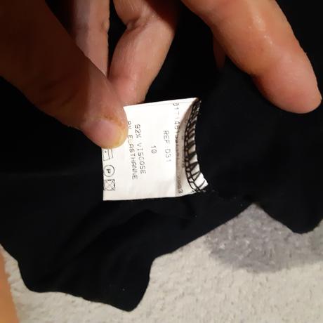 Damske tričko bez ramienka, m