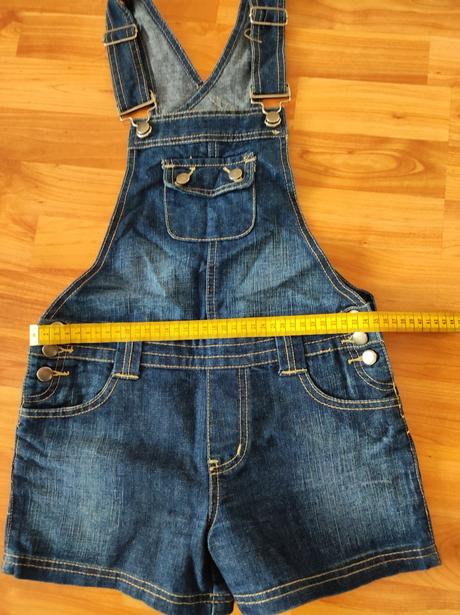Denimové kraťase na traky, 152
