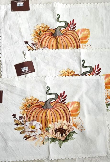 Obrusky na stol, jesenny motiv, 3ks,