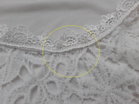 Dámsky top s čipkou, xl