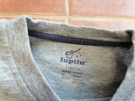 3x tričko dlhý rukáv, veľ. 110/116, lupilu,110