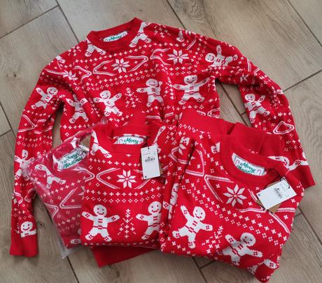 Rodinné vianočné svetre,