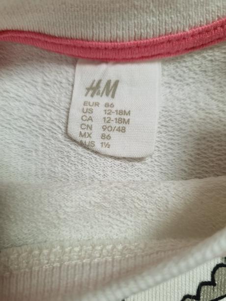 B2053 mikina, h&m,86