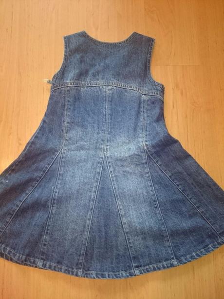 Riflová šatová sukňa, 104