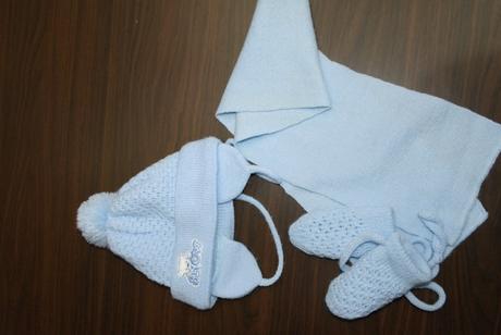 Zimný set - čiapka, rukavice a šál, 68