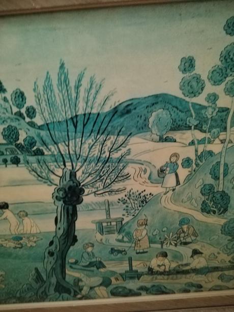 Retro obraz josef lada, 