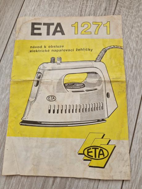 Parná žehlička eta 1271, 