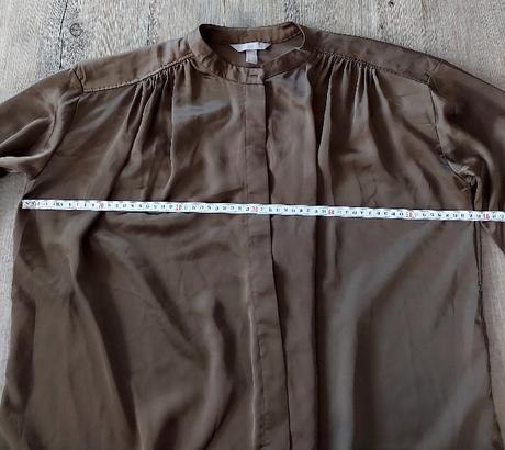 Elegantné khaki šaty, h&m,m