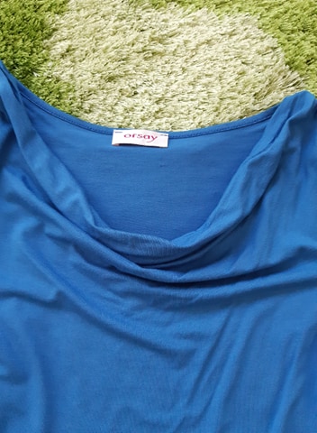Kráľovsky modré tričko, orsay,s