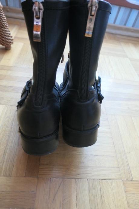 Carinii kozene clenkove cierne cizmicky 38, 38