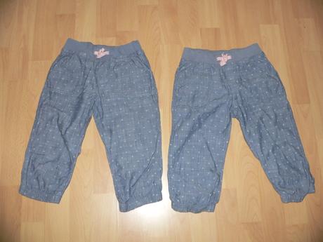 3/4ťové nohavice h&m, 116/ cena spolu, 116