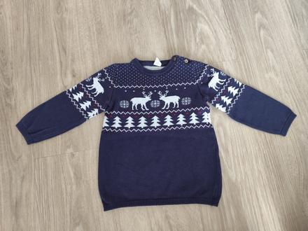 Vianočný svetrík h&m 104, 104