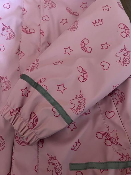 Prechodný nepremokavý kabát jednorožec, 116