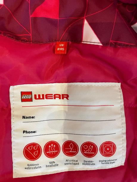 Lego lyziarska bunda, lego,128
