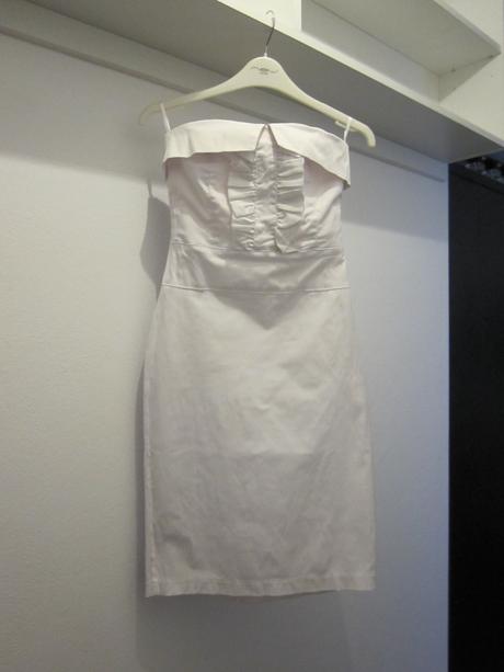 Biele saty bez rukavu, 36