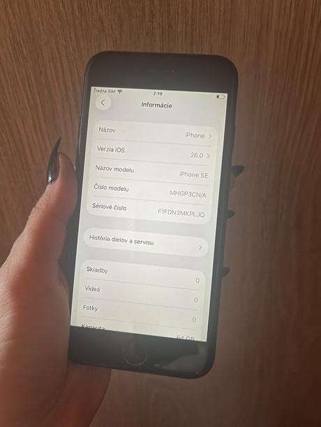 Iphone se 2020 64gb black, apple