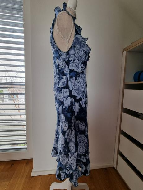 Modré letné šaty, 42