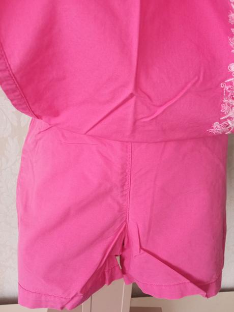 Ružové sukňové šortky c&a (110), c&a,110