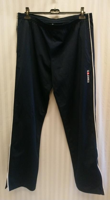 Dámske tmavo modré športové tepláky, macron, xl, xl