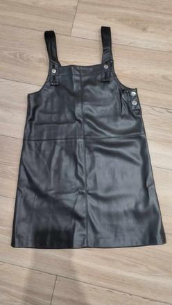 Dievčenské koženkové šaty, 146