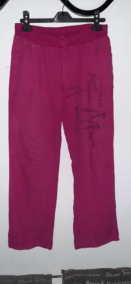 Ruzove sportove nohavice, m