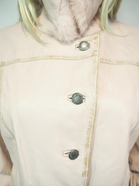 Luxusná kožená bunda gipsy, 40