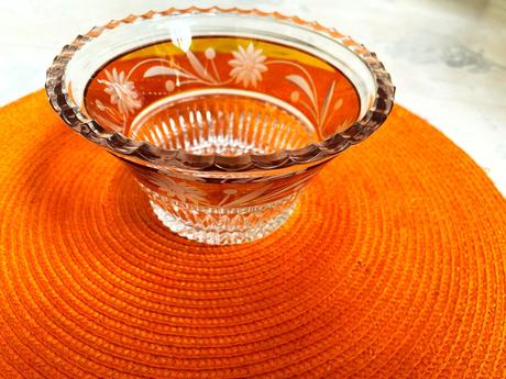 Sklenená misa bohemia, 