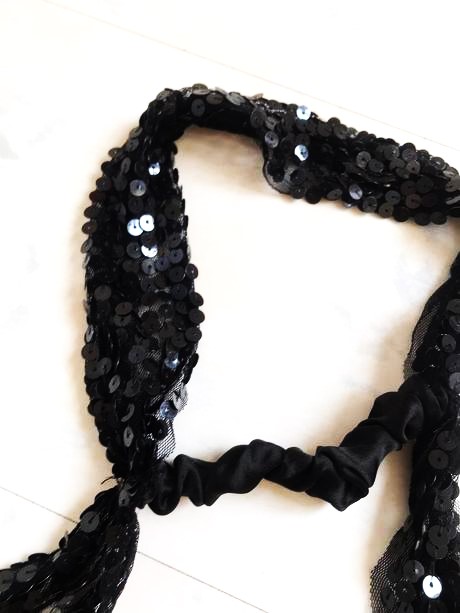 Spoločenská čelenka s flitrami, 