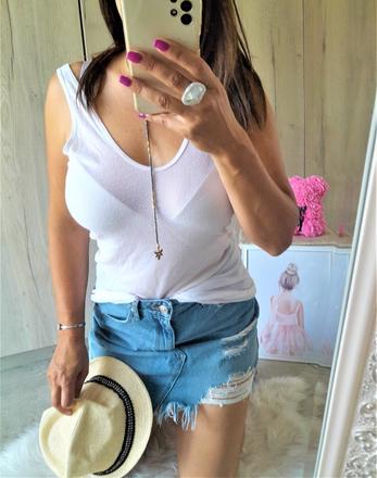 Alexander wang-jemný top-m/l, m