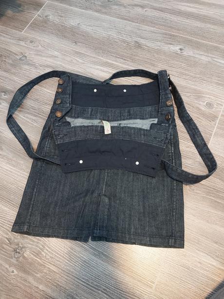 Sukňa na traky, denim,36