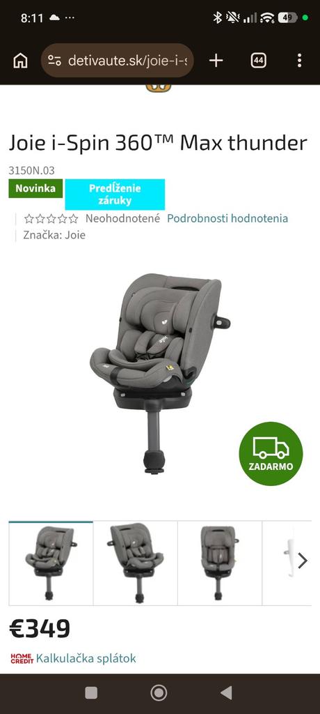 Joie i-spin 360, joie