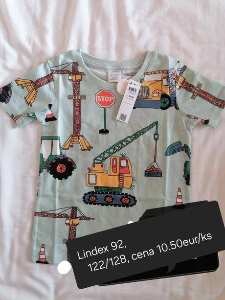 Tricko monstertrucky, stroje, dinosaurs lindex, lindex,122