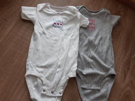 Dievčenské body s krátkym rukávom, carter's,86
