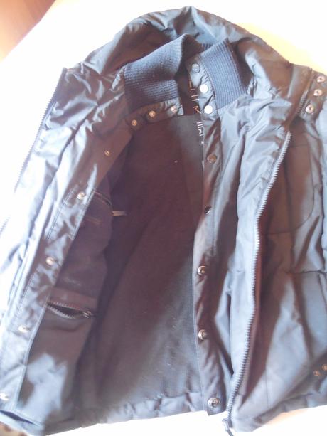 Čierna pánska bunda, xl