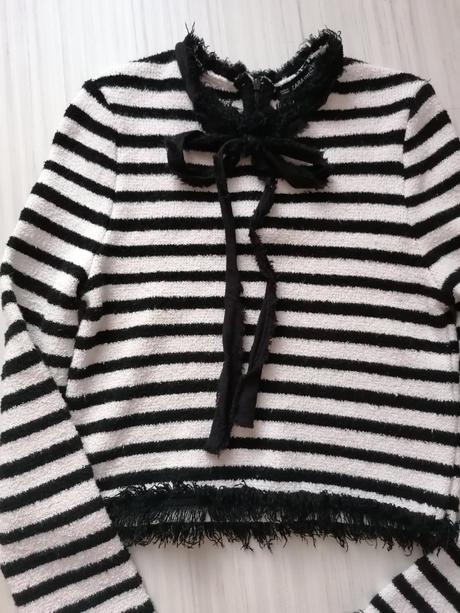 Pruhovany top, svetrik, zara,m