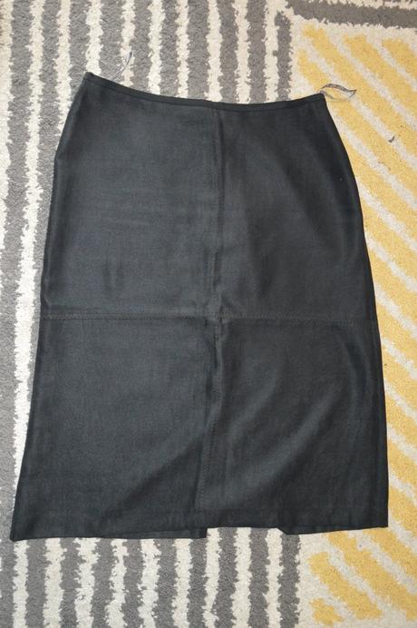 Semišová sukňa pod kolená, ad style,38