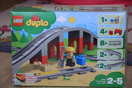 Lego duplo železničný most,