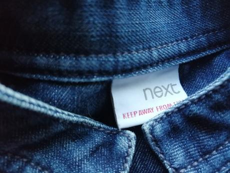 Riflová bundička next ozdobená, v116, 5-6r., next,116