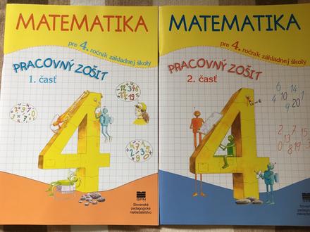 Pracovny zošit z matematiky 1. a 2.časť-4.ročník,