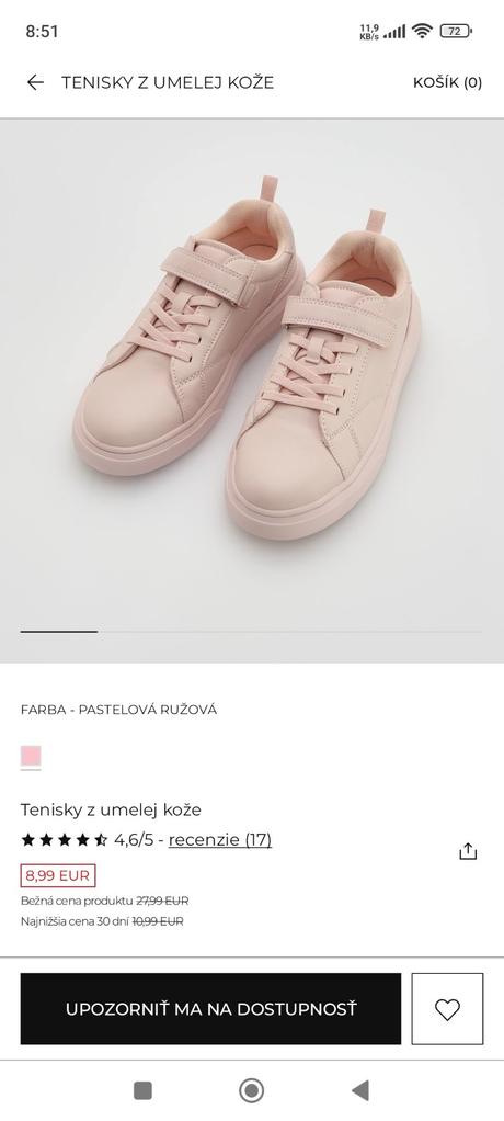 Nenosené tenisky, reserved,35